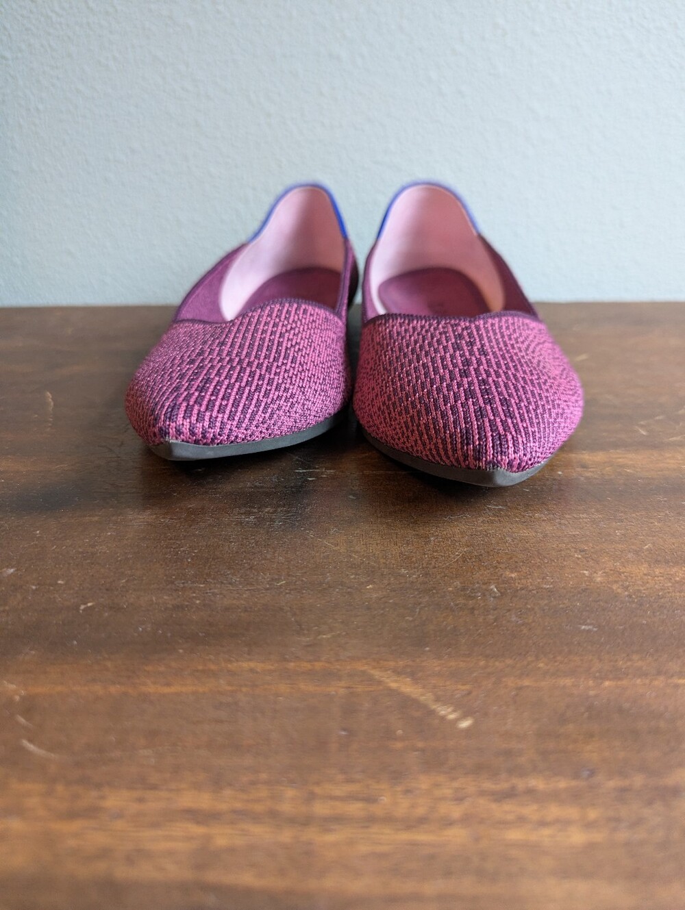 Retired Rothys The Point Fig Python Purple Flats Womens Sz 11.5 Snake Rare - Picture 3 of 12